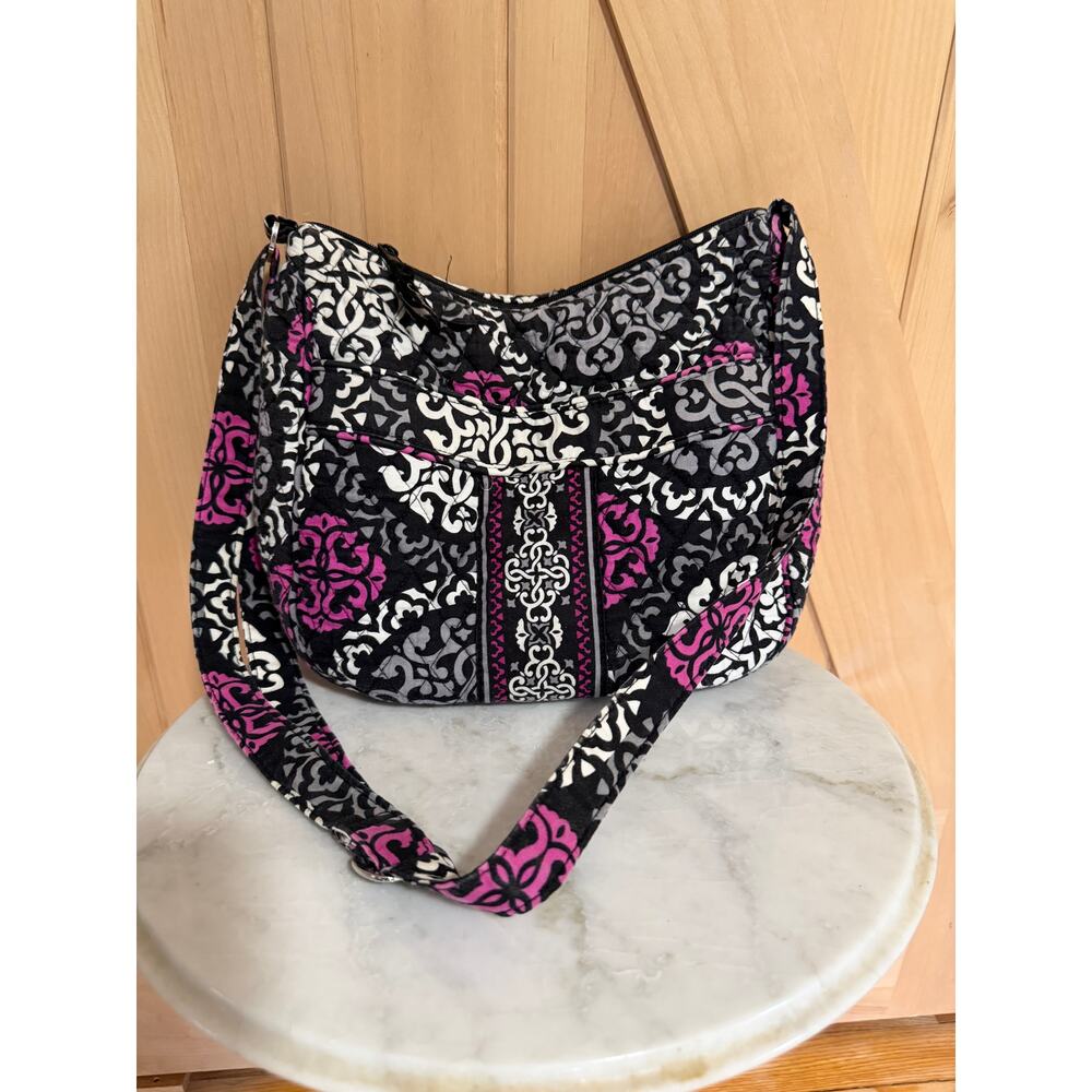 Vera Bradley | On the Go Crossbody Bag Canterberry Magenta Pattern